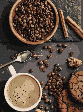 Картина за номерами Ідейка Духмяна кава 30х40см 1015224 фото