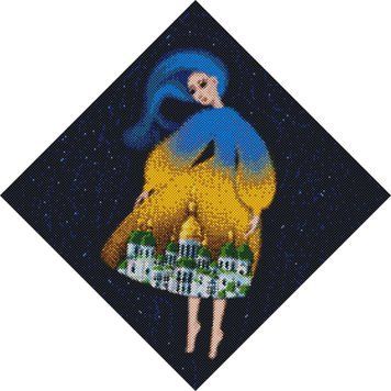 Алмазна мозаїка - Берегиня Софіївська mosyakart 40х40см 1015165 фото