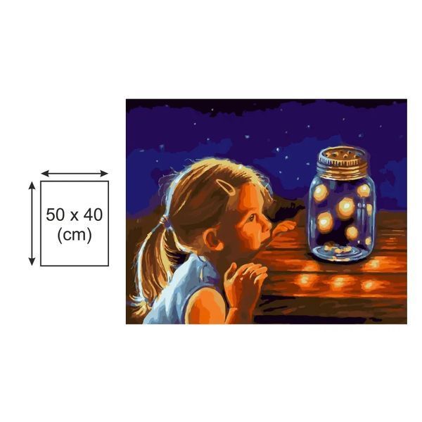 Картина по номерах Bookopt Світлячки 40х50 (ВК2162) 1011285 фото