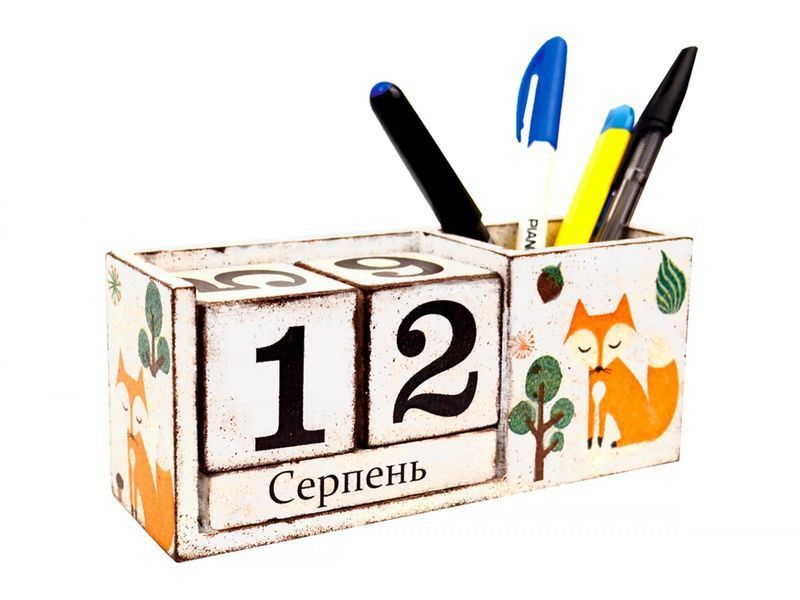 Набір для творчості Декупаж Вічний календар-підставка 1014657 фото