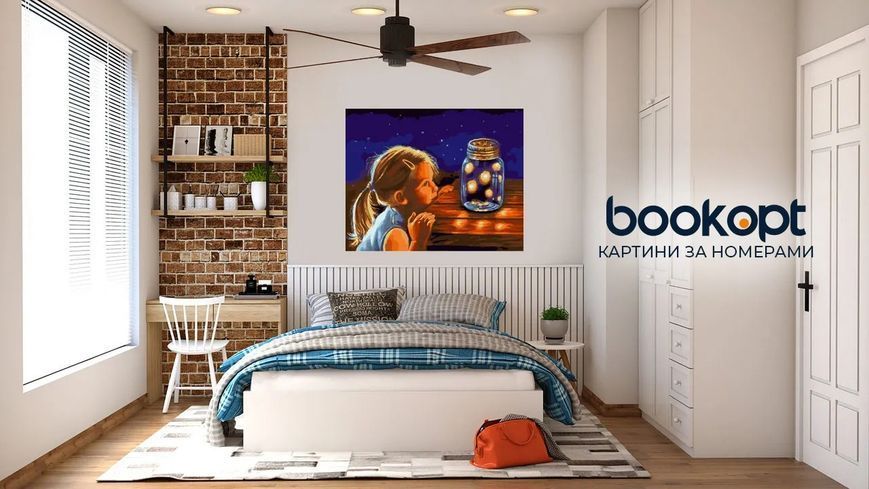 Картина по номерах Bookopt Світлячки 40х50 (ВК2162) 1011285 фото