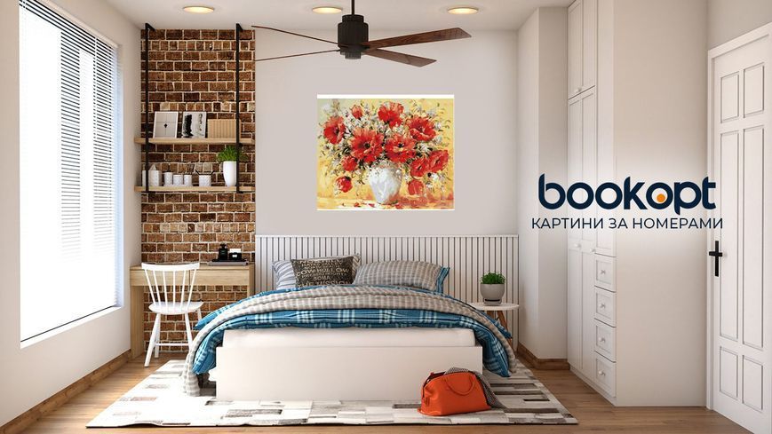 Картина по номерах Bookopt Букет польових квітів 40х50 (BK1143) 1004540 фото