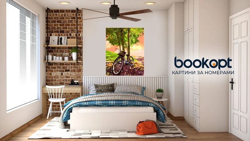 Картина по номерах Bookopt Зупинка в лісі 40х50 (ВК2299) 1011115 фото