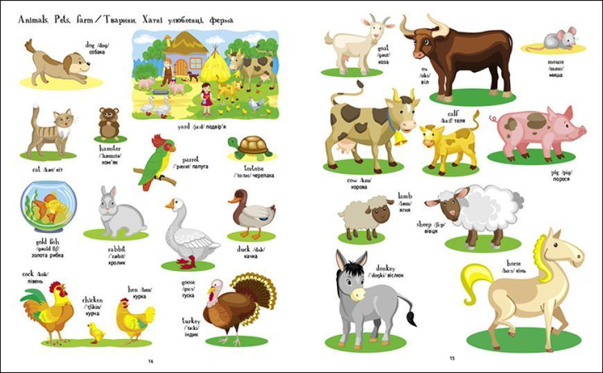 English for kids: Книжка англійських слів у малюнках 1019663 фото