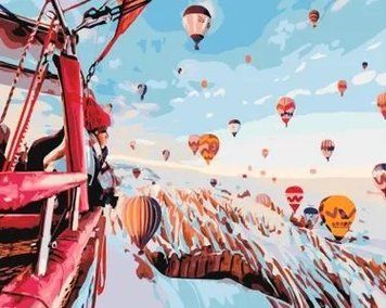 Картина по номерах Bookopt Вид з повітряної кулі 40х50 (ВК2108) 1011217 фото