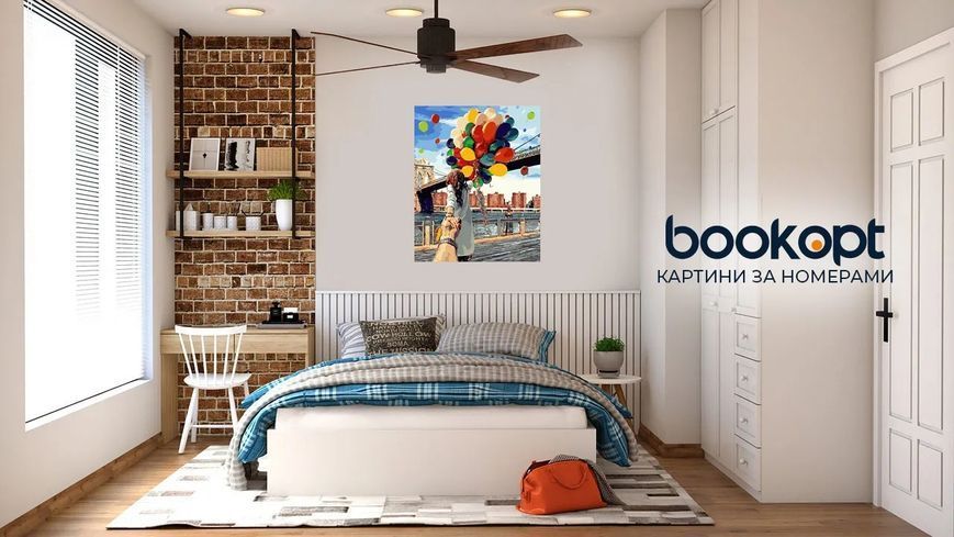 Картина по номерах Bookopt Бруклінський міст 40х50 (ВК2248) 1011461 фото