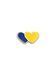 Пін (значок) Bookopt Серця DOUBLE 1020798 фото 1