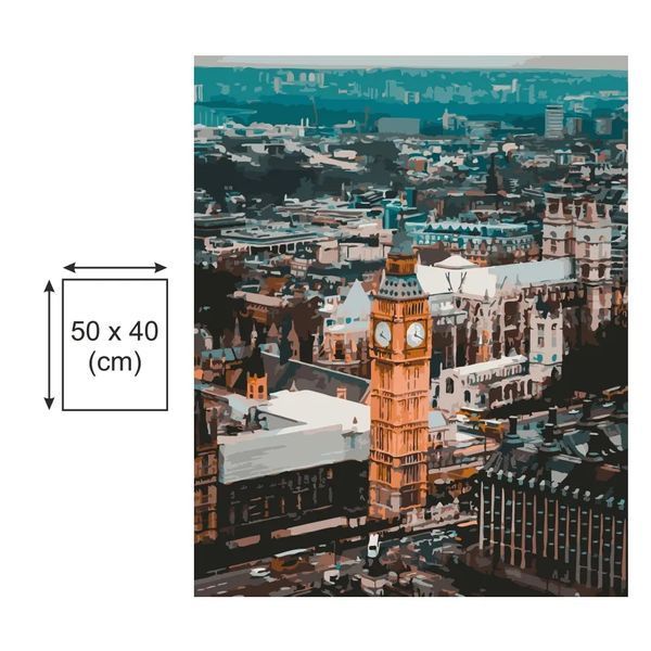 Картина по номерах Bookopt Біг-Бен 40х50 (BK2285) 1011596 фото