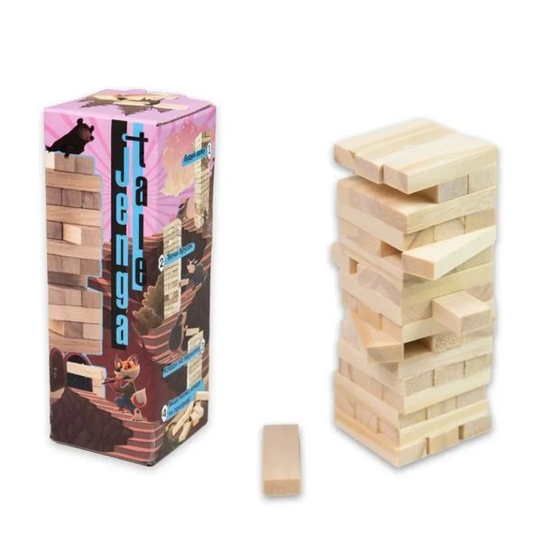 Настільна гра Strateg Jenga Tale джанга 48 брусків (30966) 1021481 фото