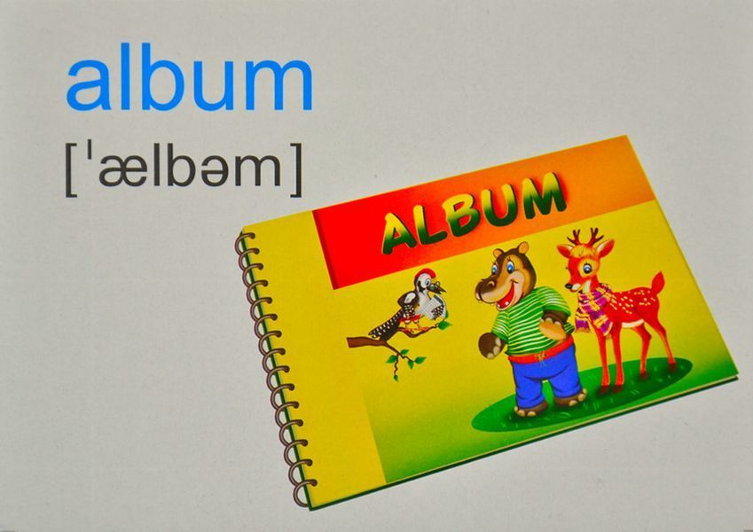 English : flashcards. School things / Набір карток. Ангійська мова. Шкільні речі 169054 фото