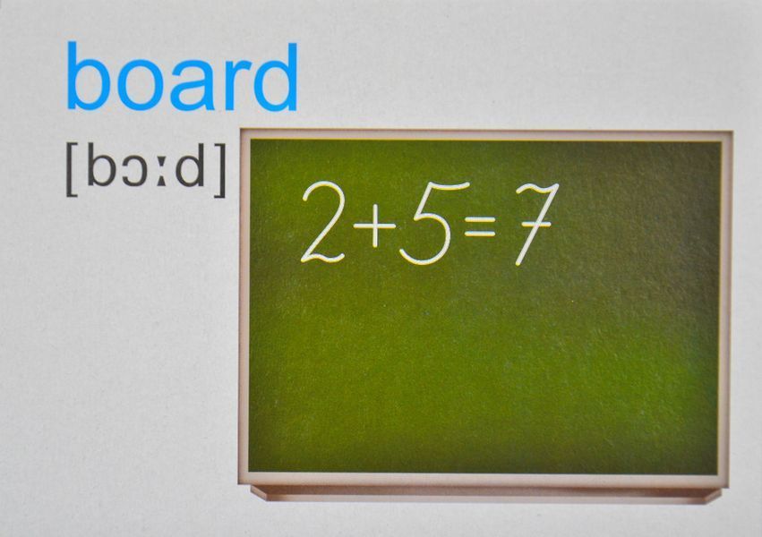 English : flashcards. School things / Набір карток. Ангійська мова. Шкільні речі 169054 фото