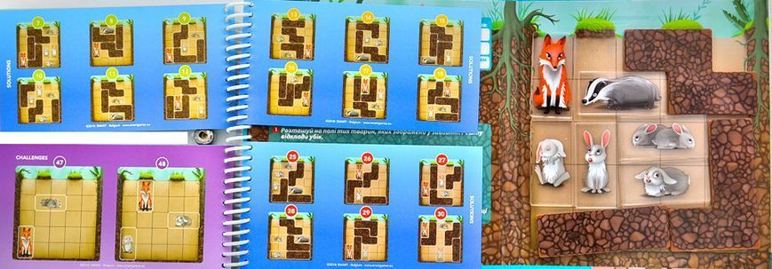Магнітна дорожня гра Підземні пригоди або Де чия нора? Smart Games (SGT 290 UKR) 1001388 фото