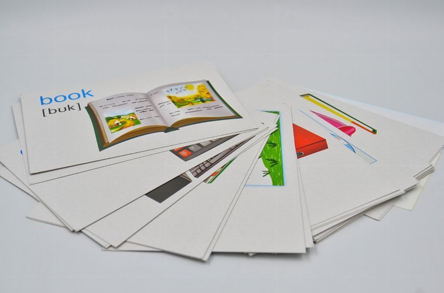 English : flashcards. School things / Набір карток. Ангійська мова. Шкільні речі 169054 фото
