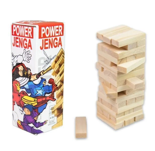 Настільна гра Strateg Power Jenga джанга 48 брусків (30275) 1021482 фото