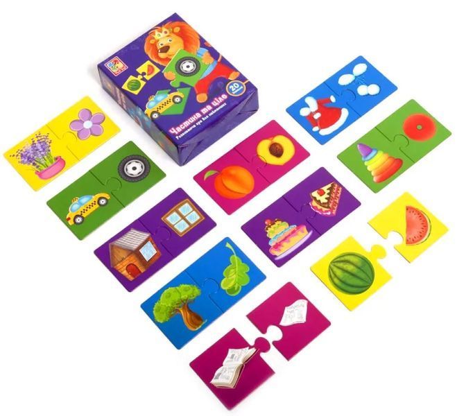 Гра розвиваюча Vladi Toys Частина та ціле (укр) VT1804-34 1006862 фото