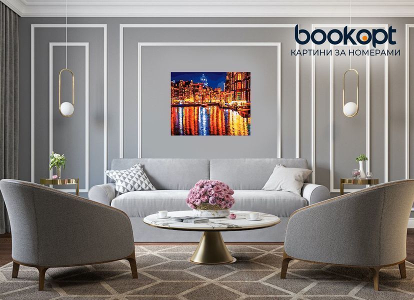 Картина по номерах Bookopt Вечірнє місто 40х50 (BK1226) 1004751 фото