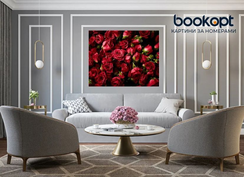 Картина по номерах Bookopt Цвіт троянди 40х50 (ВК2302) 1011118 фото