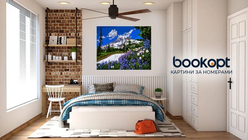 Картина по номерах Bookoptірські квіти 40х50 (ВК1361) 1011169 фото