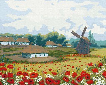 Картина за номерами Ідейка - Літо на хуторі 40х50 1016781 фото
