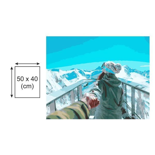 Картина за номерами Bookopt У горах 40х50 см (BK1449) 1011569 фото