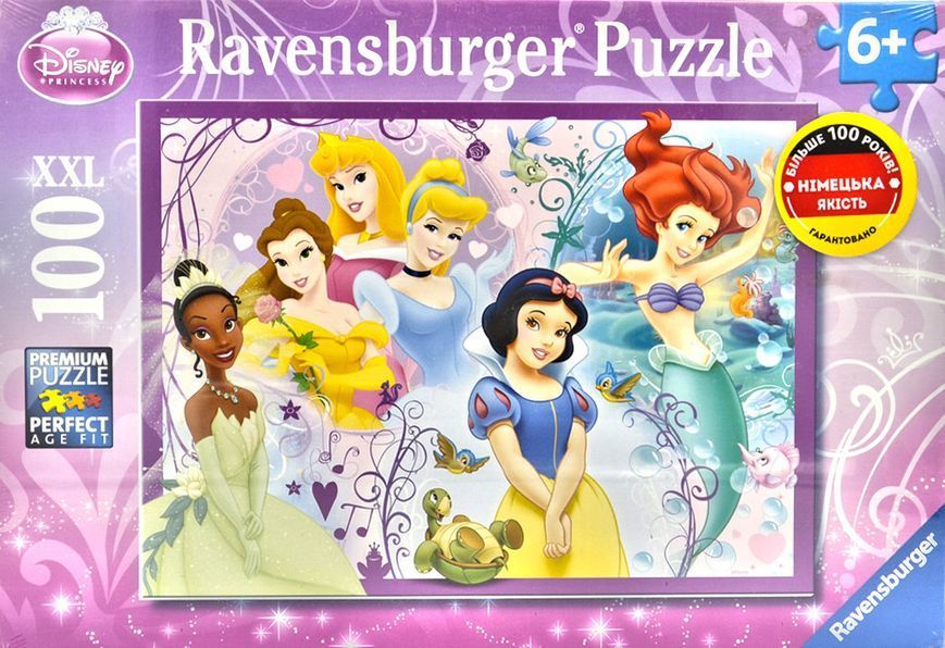Пазл Ravensburger Принцеси Діснея, 100 штук 10857 173221 фото