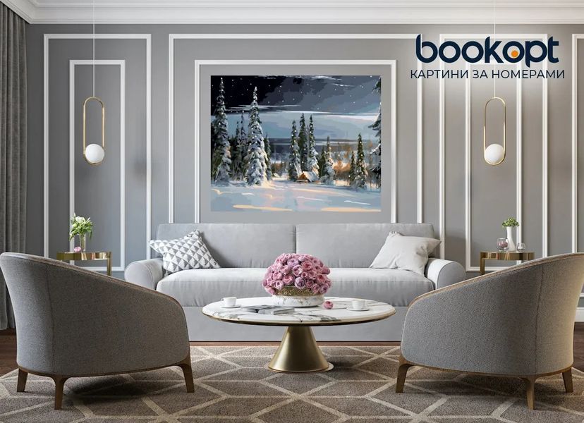 Картина по номерах Bookopt Холодно взимку 40х50 (BK2172) 1011297 фото
