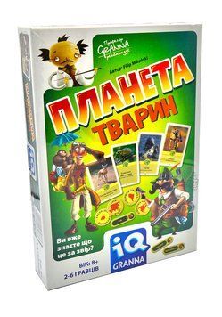 Настольная игра Granna IQ Планета тварин 82777 1001360 фото