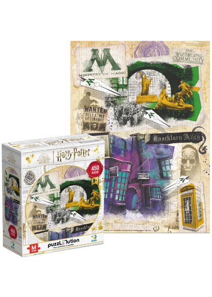 Пазл Dodo Harry Potter. Міністерство магії та Алея Ноктерн. 450 елементів Hard-M 1023857 фото