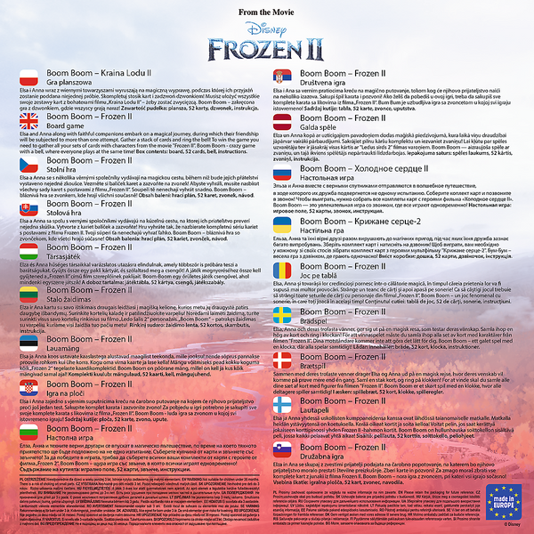 Настільна гра Бум-Бум Дісней Крижане серце 2 Trefl 01754 1005505 фото
