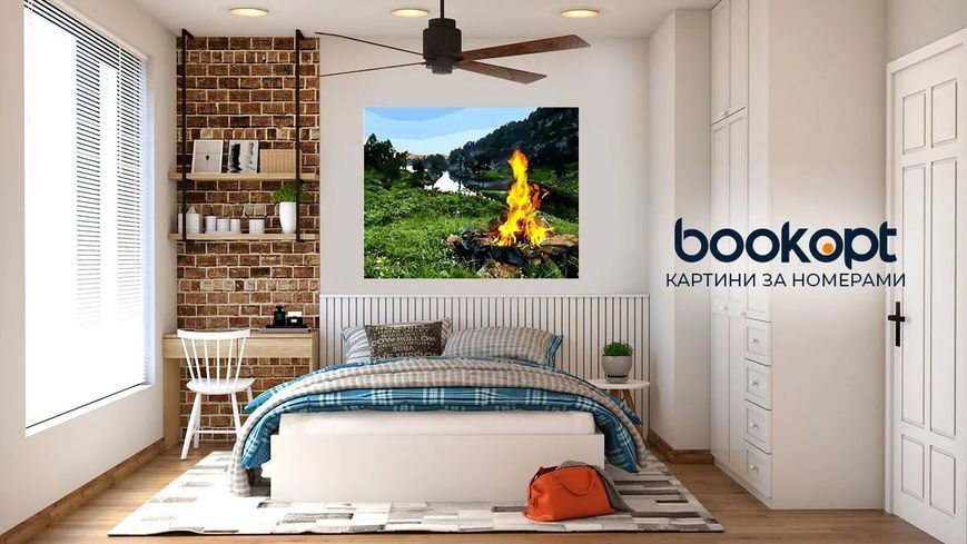 Картина по номерах Bookopt Біля вогнища 40х50 (ВК2074) 1011171 фото