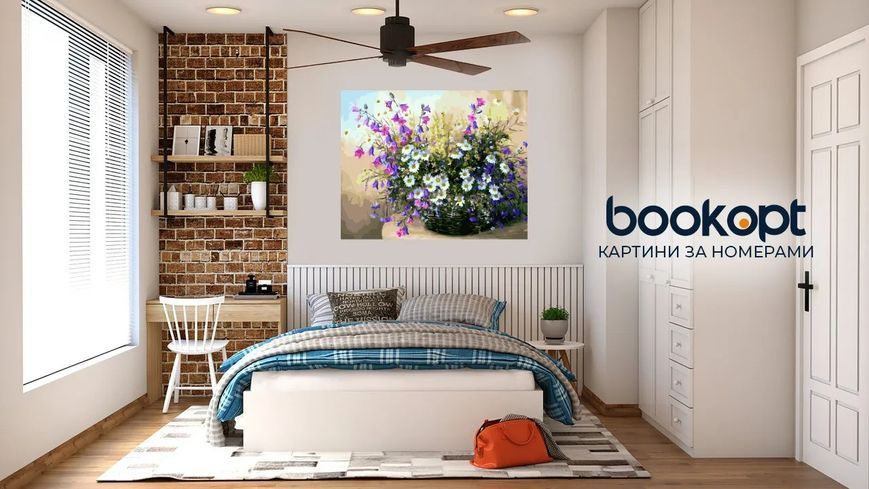Картина по номерах Bookopt Польовий букет 40х50 (BK1408) 1011514 фото