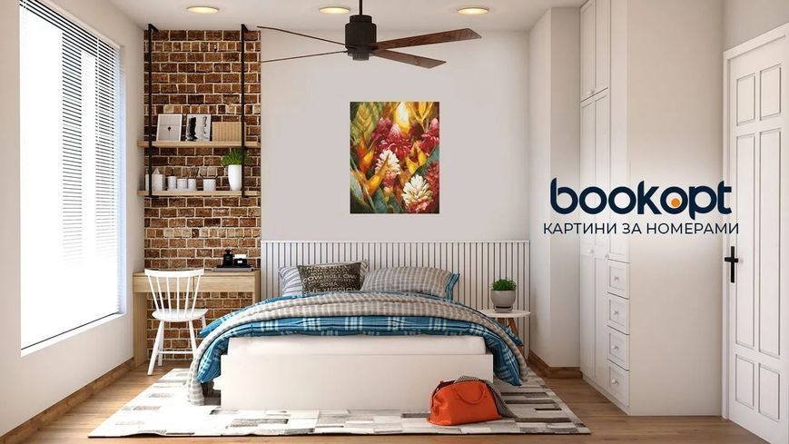 Картина по номерах Bookopt Дикі квіти 40х50 (ВК2192) 1011394 фото