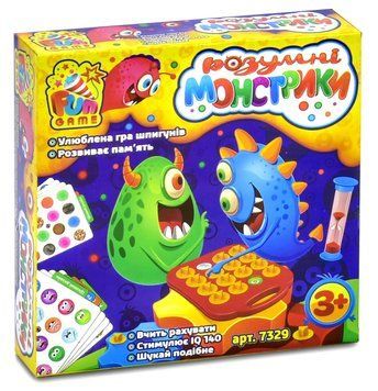 Настільна гра 7329 Розумні монстрики (12) FUN GAME 1006568 фото
