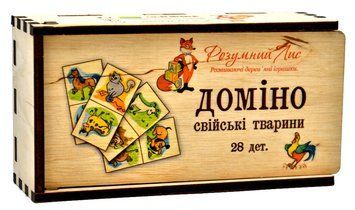 Доміно. Свійські тварини. Розвиваюча дерев'яна іграшка (90039) 160319 фото