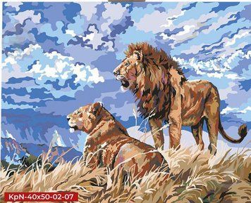 Картина по номерах 50х40см Леви Креативна творчість Painting by numbers KpNe-02-07 1006499 фото