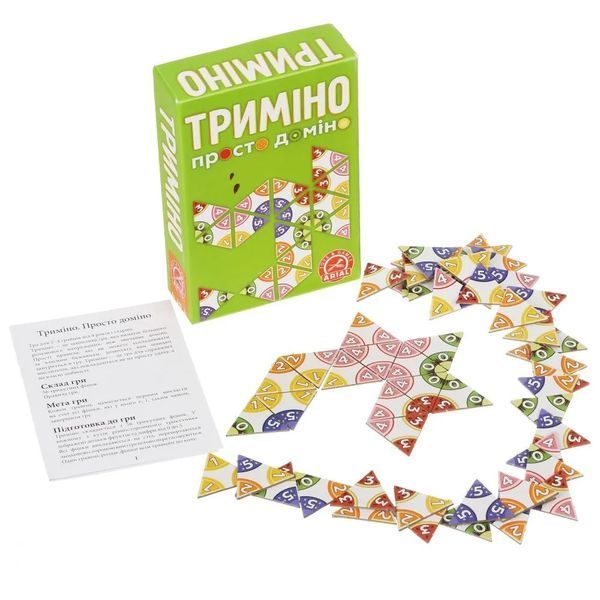 Триміно. Просто доміно. Настільна гра 1006104 фото