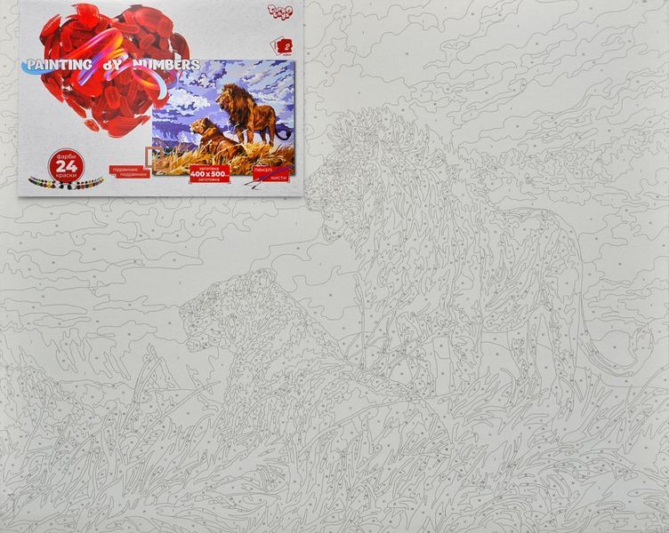 Картина по номерах 50х40см Леви Креативна творчість Painting by numbers KpNe-02-07 1006499 фото