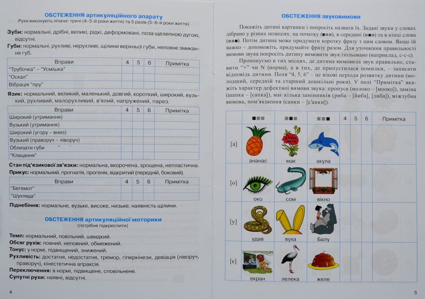 Мовленнєва картка з картинками: логопедичне обстеження рівня мовленнєвого розвитку дитини 1005031 фото