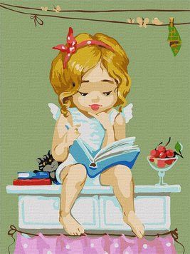Картина за номерами Улюблена книга Katya Dudnik KHO2396 30х40 см 1013667 фото