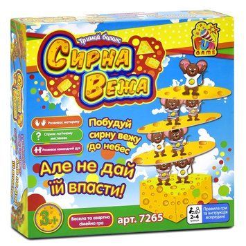 Настільна гра 7265 Сирна вежа (12) FUN GAME 1006569 фото