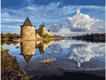 Картина по номерах Bookopt Прекрасні вежі 40х50 (BK1031) 1004442 фото