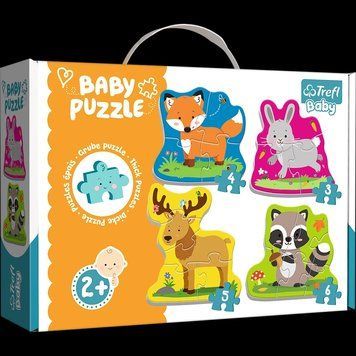 Пазли Baby Puzzle Лісові тваринки Trefl 36077 1002356 фото