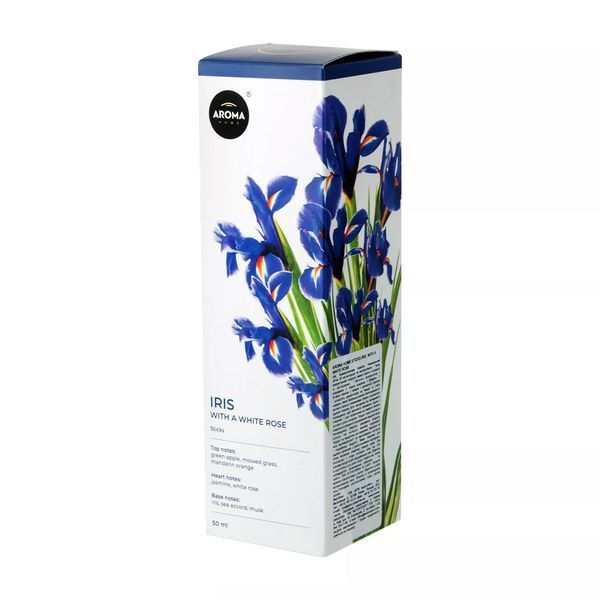 Ароматичні палички Ірис з білою трояндою Aroma Home Basic Line Iris with White Rose 50 мл 1018052 фото