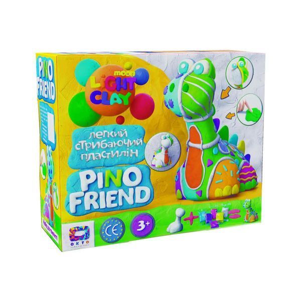 Набір легкого стрибаючого пластиліну Pino Friend Бард ТМ Moon light clay 70036 +Сюрприз 1004922 фото