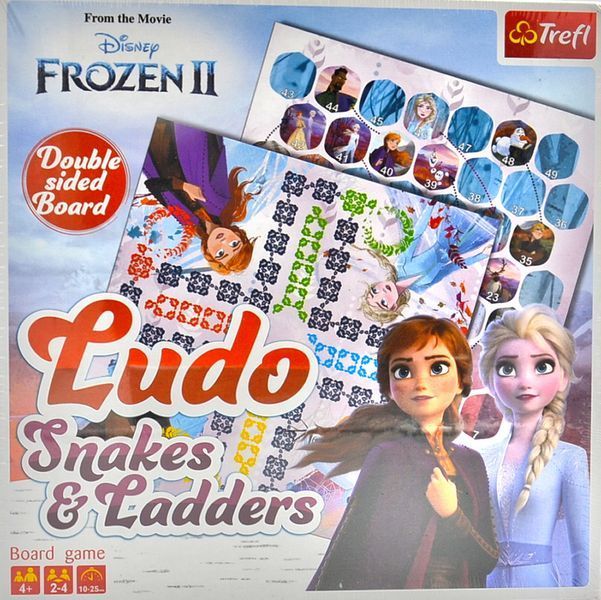 Настільна гра Лудо Змії та драбини (Крижане серце 2 . Disney Frozen 2 ) Trefl (01756) 1000453 фото