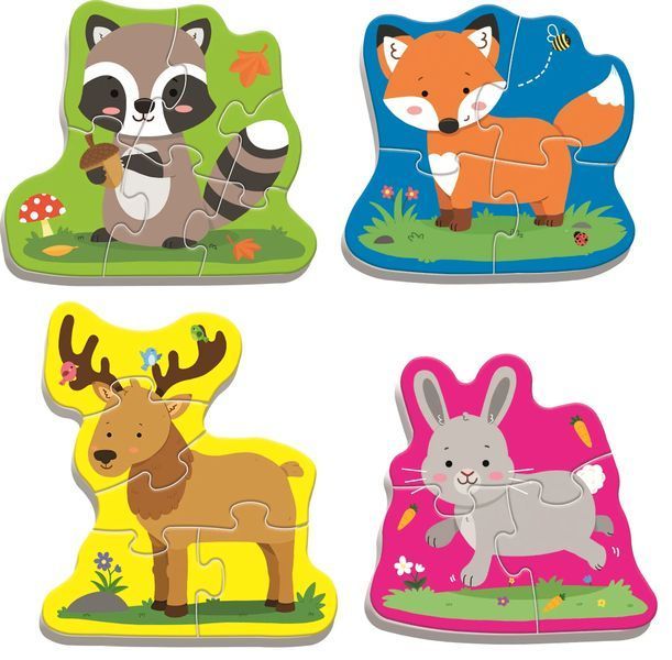 Пазли Baby Puzzle Лісові тваринки Trefl 36077 1002356 фото
