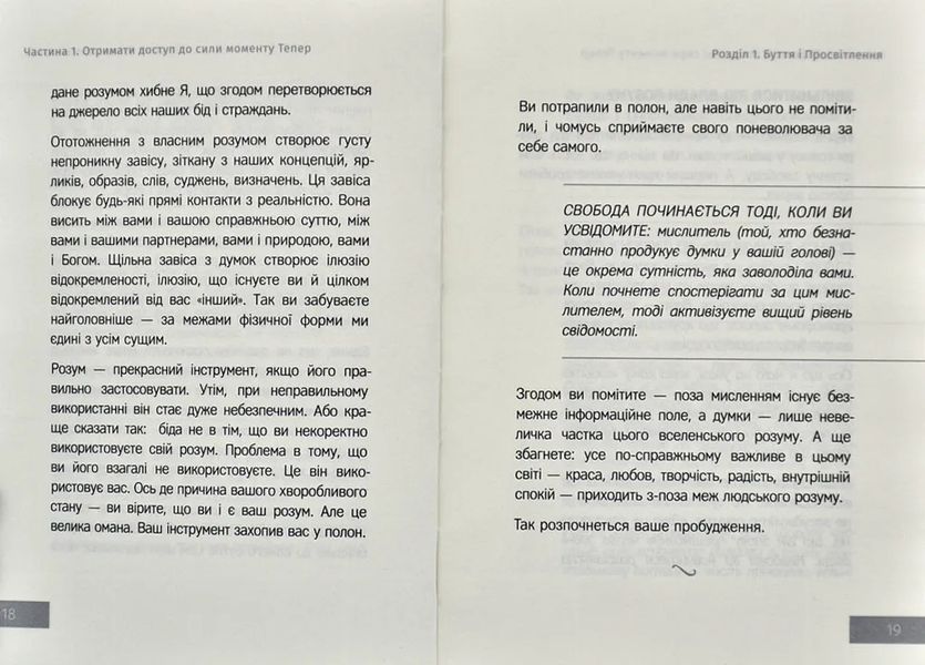 Сила моменту Тепер. Практика. Основні ідеї, медитації та духовні вправи 1011765 фото