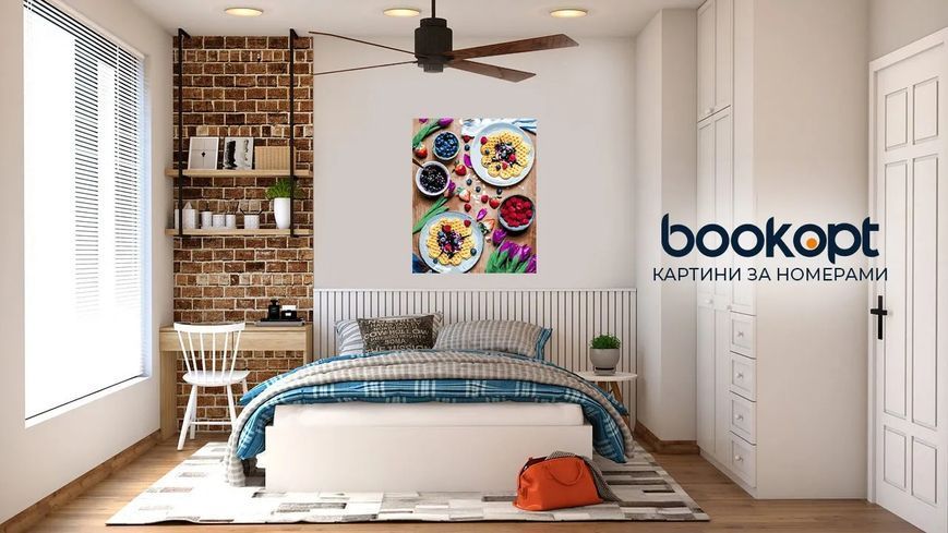 Картина по номерах Bookopt Вафельний ранок 40х50 (ВК2131) 1011244 фото