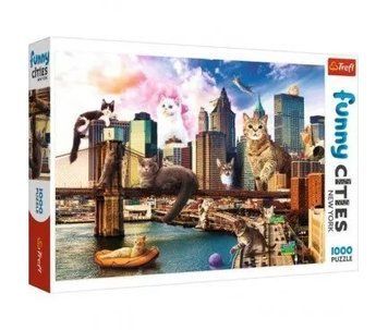 Пазли Funny Cities Коти у Нью-Йорку (1000 елементів) Trefl 1001692 фото