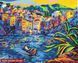 Картина по номерах 50х40см Місто біля річки Креативна творчість Painting by numbers KpNe-02-05 1006497 фото 1